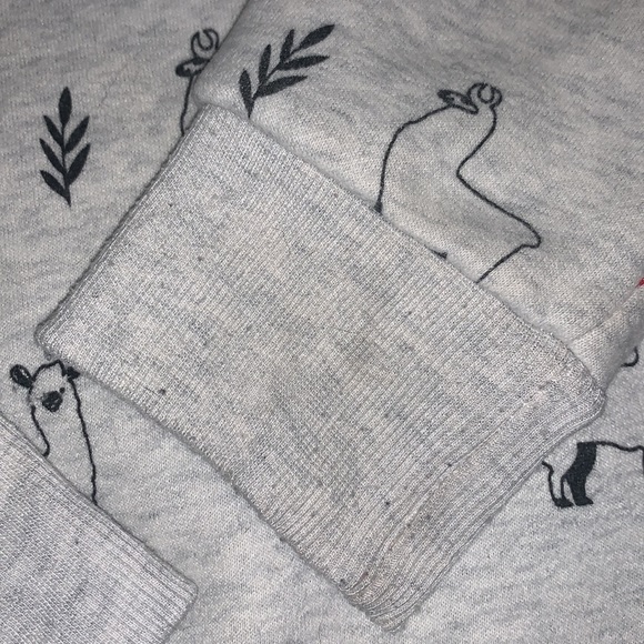 Llama Print Sweatshirt - Picture 5 of 6